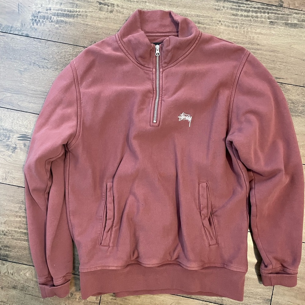 Stussy Quarter Zip Sweatshirt